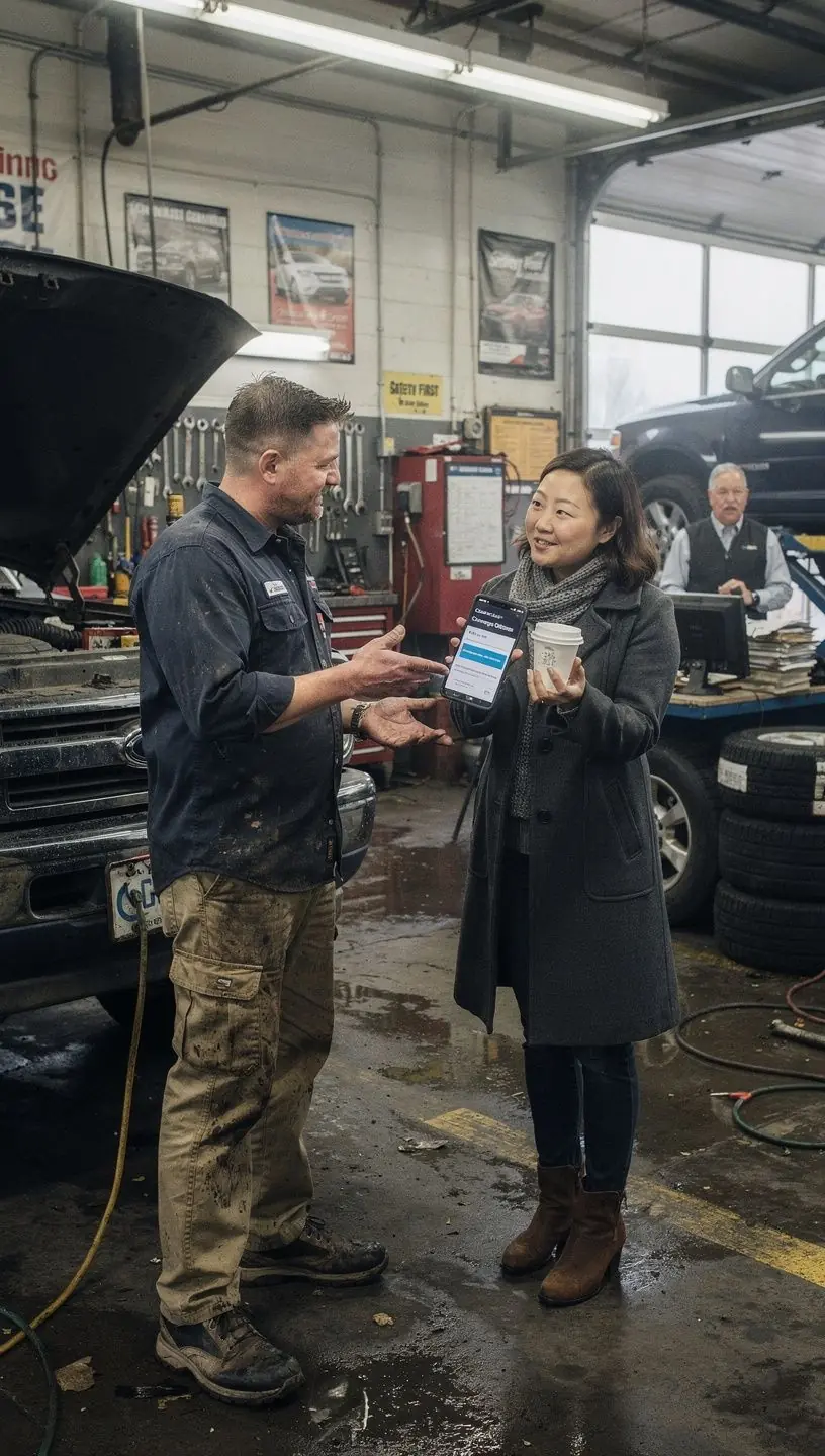 Клиент получает консультацию по прозрачным условиям страховки.