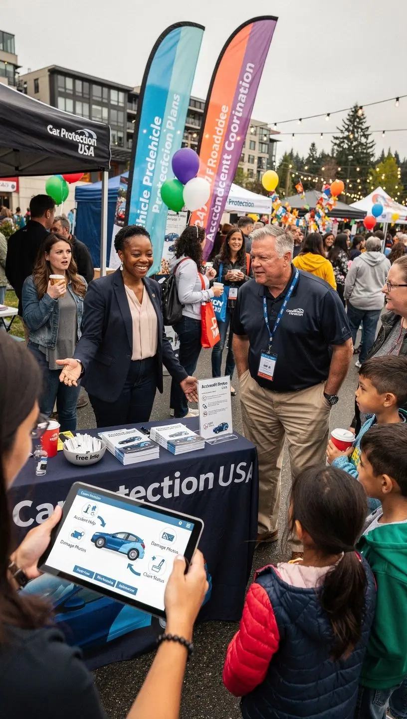 Защита автомобиля в США, изображение страховки на транспортное средство.